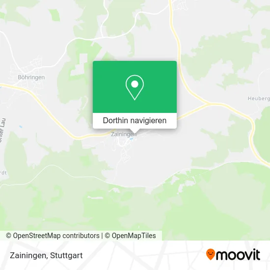 Zainingen Karte
