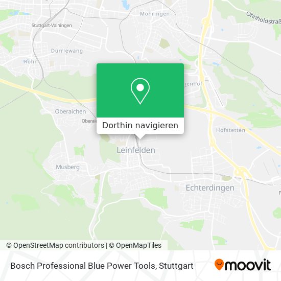 Bosch Professional Blue Power Tools Karte