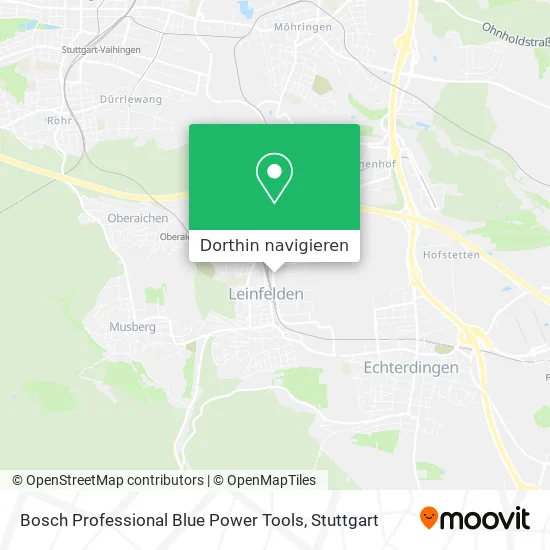 Bosch Professional Blue Power Tools Karte