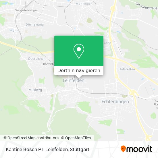 Kantine Bosch PT Leinfelden Karte