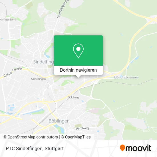 PTC Sindelfingen Karte