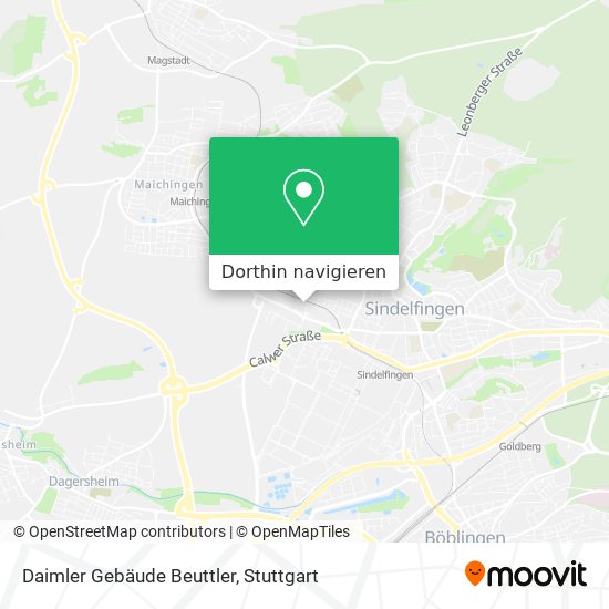 Daimler Gebäude Beuttler Karte