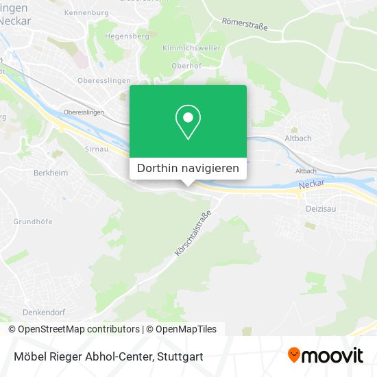 Möbel Rieger Abhol-Center Karte