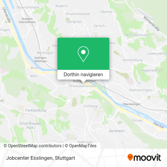 Jobcenter Esslingen Karte