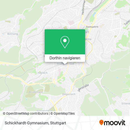 Schickhardt-Gymnasium Karte