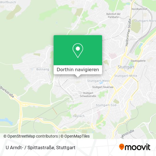 U Arndt- / Spittastraße Karte