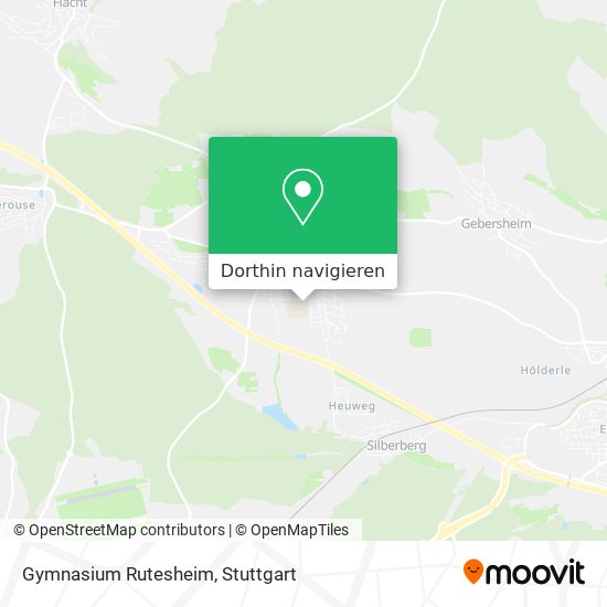 Gymnasium Rutesheim Karte