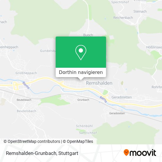 Remshalden-Grunbach Karte