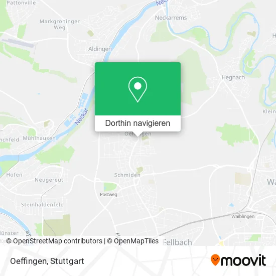 Oeffingen Karte