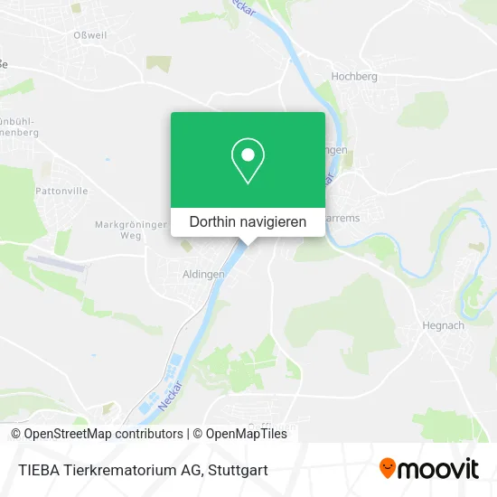 TIEBA Tierkrematorium AG Karte