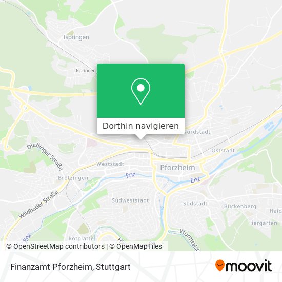 Finanzamt Pforzheim Karte