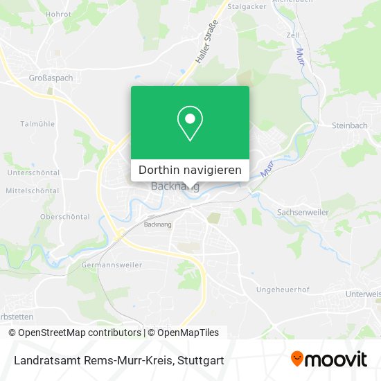 Landratsamt Rems-Murr-Kreis Karte