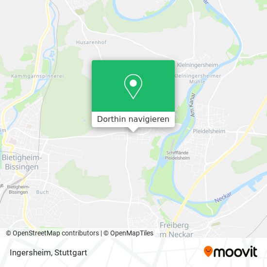 Wie komme ich zu Ingersheim mit dem Bus oder der SBahn