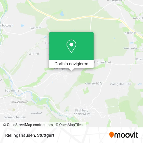 Rielingshausen Karte