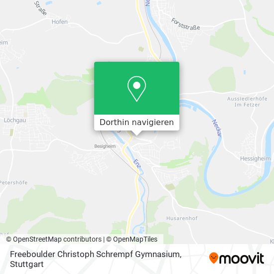 Freeboulder Christoph Schrempf Gymnasium Karte