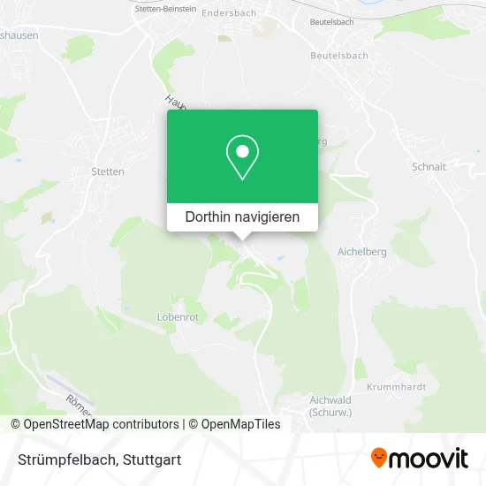 Strümpfelbach Karte
