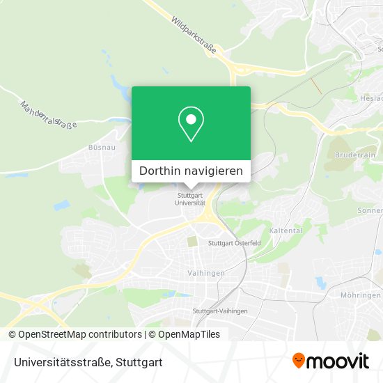 Universitätsstraße Karte
