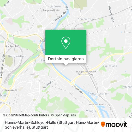 Hanns-Martin-Schleyer-Halle (Stuttgart Hans-Martin-Schleyerhalle) Karte