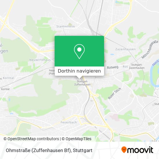 Ohmstraße (Zuffenhausen Bf) Karte