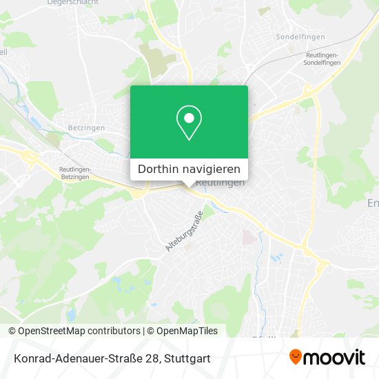 Konrad-Adenauer-Straße 28 Karte