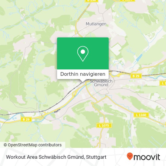 Workout Area Schwäbisch Gmünd Karte