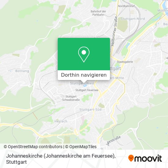 Johanneskirche (Johanneskirche am Feuersee) Karte