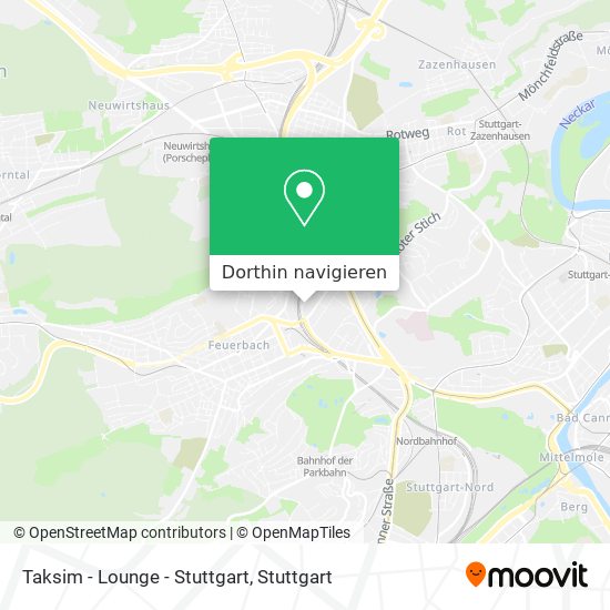 Taksim - Lounge - Stuttgart Karte