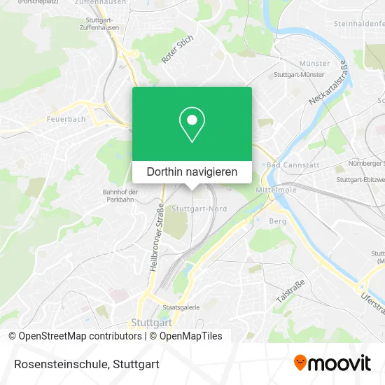 Rosensteinschule Karte