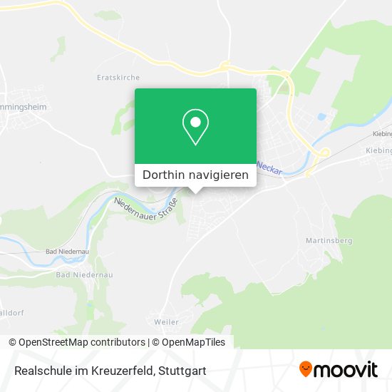 Realschule im Kreuzerfeld Karte