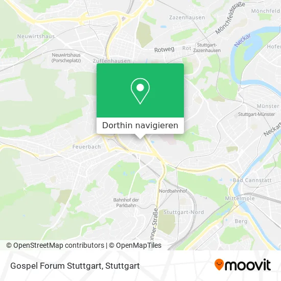 Gospel Forum Stuttgart Karte