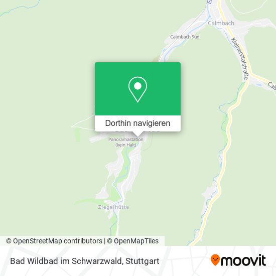 Bad Wildbad im Schwarzwald Karte