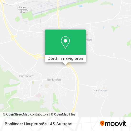 Bonländer Hauptstraße 145 Karte