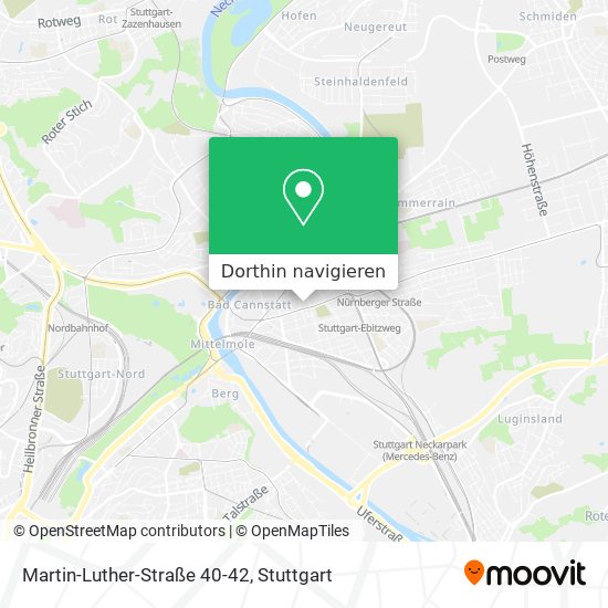 Martin-Luther-Straße 40-42 Karte