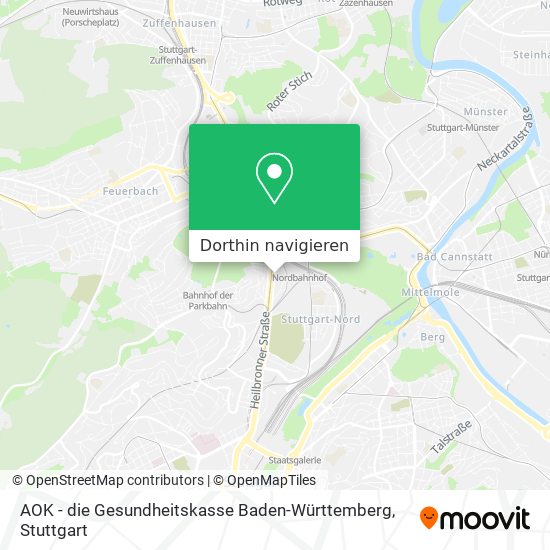 AOK - die Gesundheitskasse Baden-Württemberg Karte