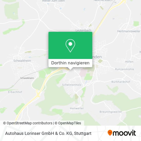 Autohaus Lorinser GmbH & Co. KG Karte