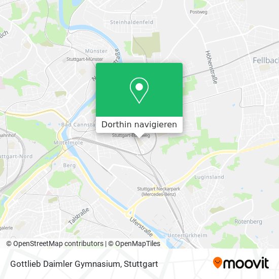 Gottlieb Daimler Gymnasium Karte