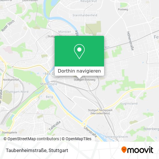 Taubenheimstraße Karte