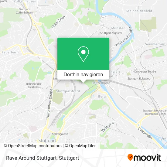 Rave Around Stuttgart Karte