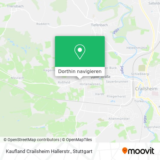 Kaufland Crailsheim Hallerstr. Karte