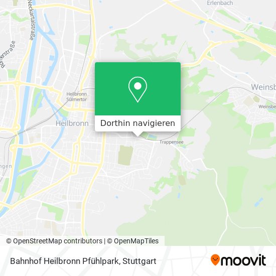 Bahnhof Heilbronn Pfühlpark Karte