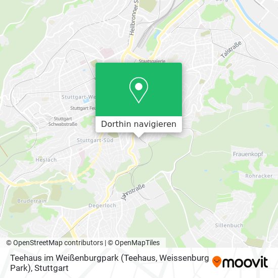 Teehaus im Weißenburgpark (Teehaus, Weissenburg Park) Karte