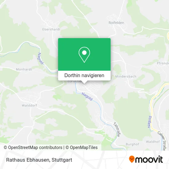 Rathaus Ebhausen Karte