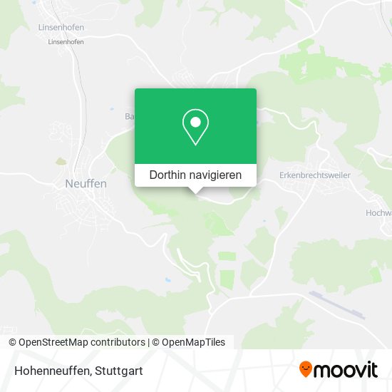 Hohenneuffen Karte