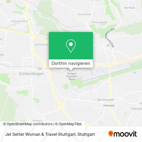 Jet Setter Woman & Travel-Stuttgart Karte