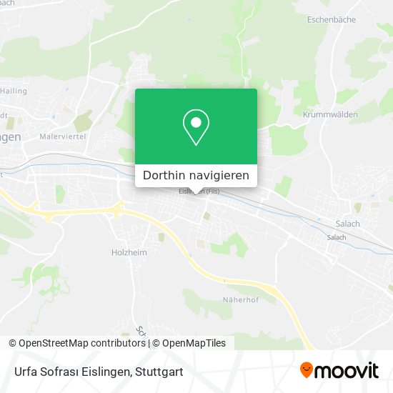 Urfa Sofrası Eislingen Karte
