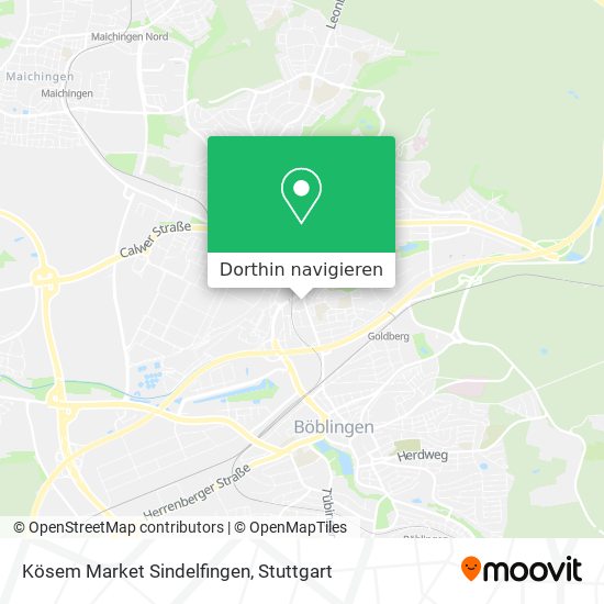 Kösem Market Sindelfingen Karte