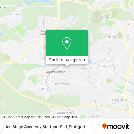 Jas Stage Academy Stuttgart Süd Karte