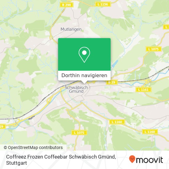 Coffreez Frozen Coffeebar Schwäbisch Gmünd, Vordere Schmiedgasse 28 73525 Schwäbisch Gmünd Karte