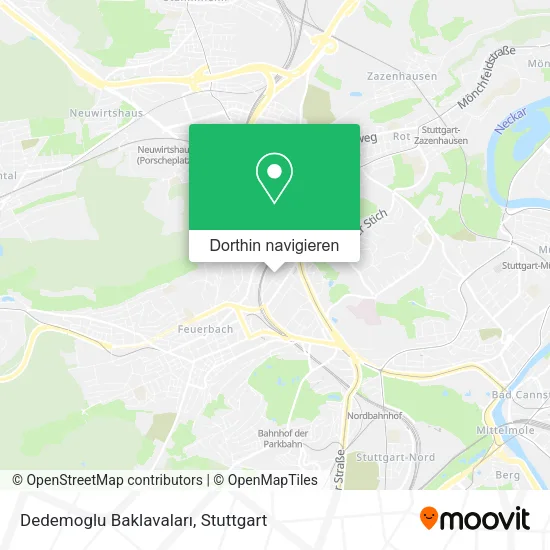 Dedemoglu Baklavaları Karte
