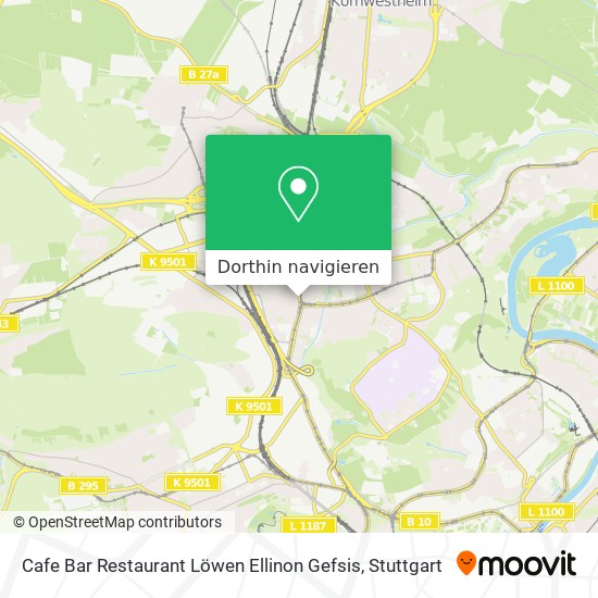 Cafe Bar Restaurant Löwen Ellinon Gefsis Karte
